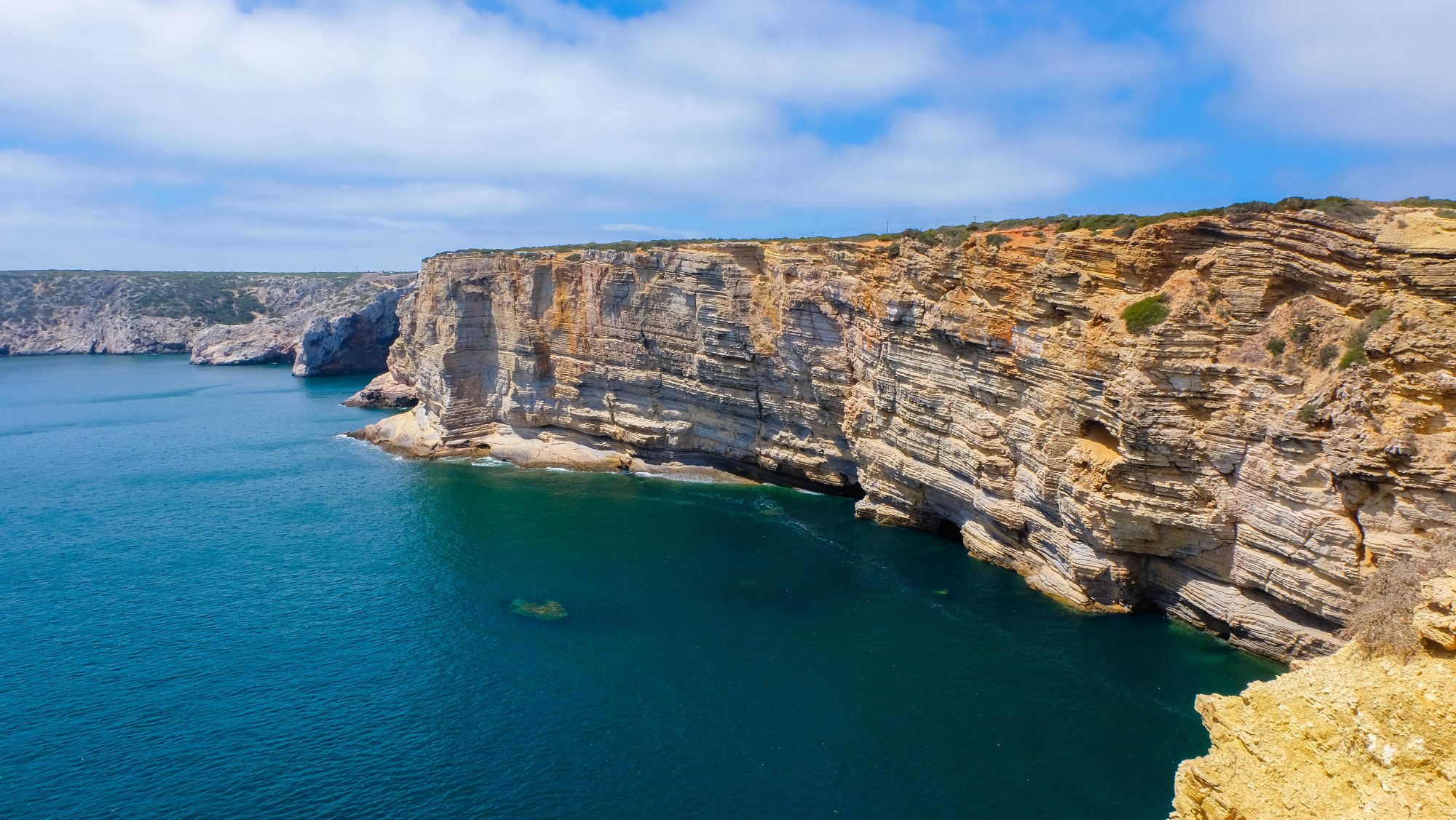 Les falaises - Sagres, Portugal