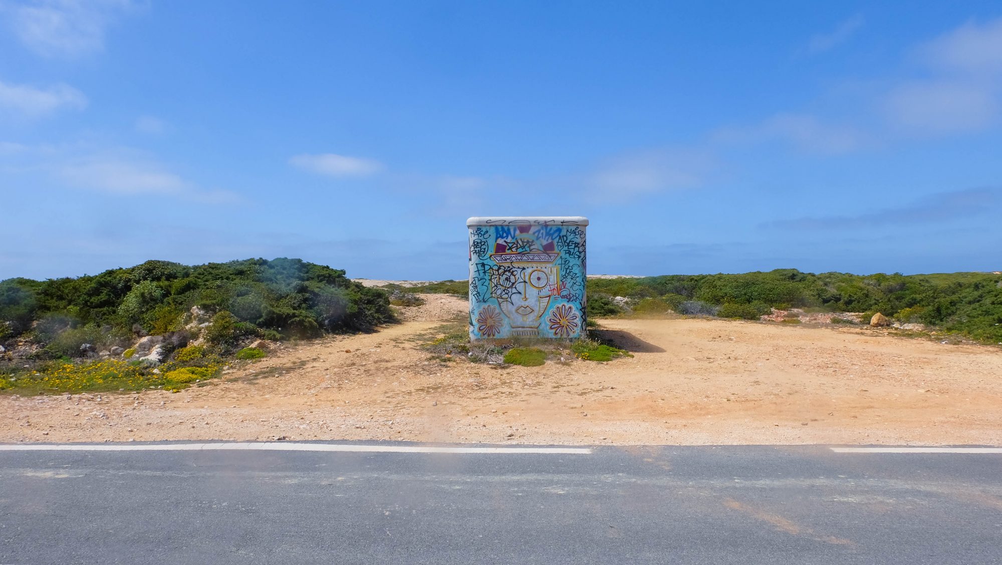Local sur la route - Sagres, Portugal