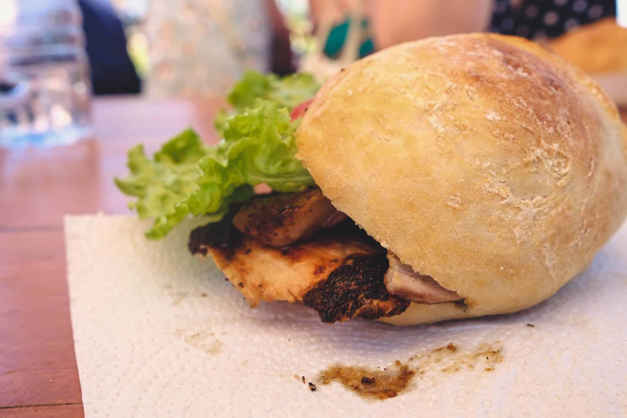 Sandwhich à la broche - Lagos, Portugal