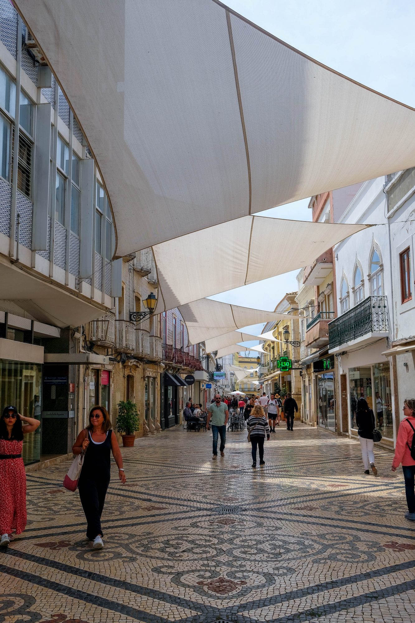 Rue principale de Faro - Faro, Portugal