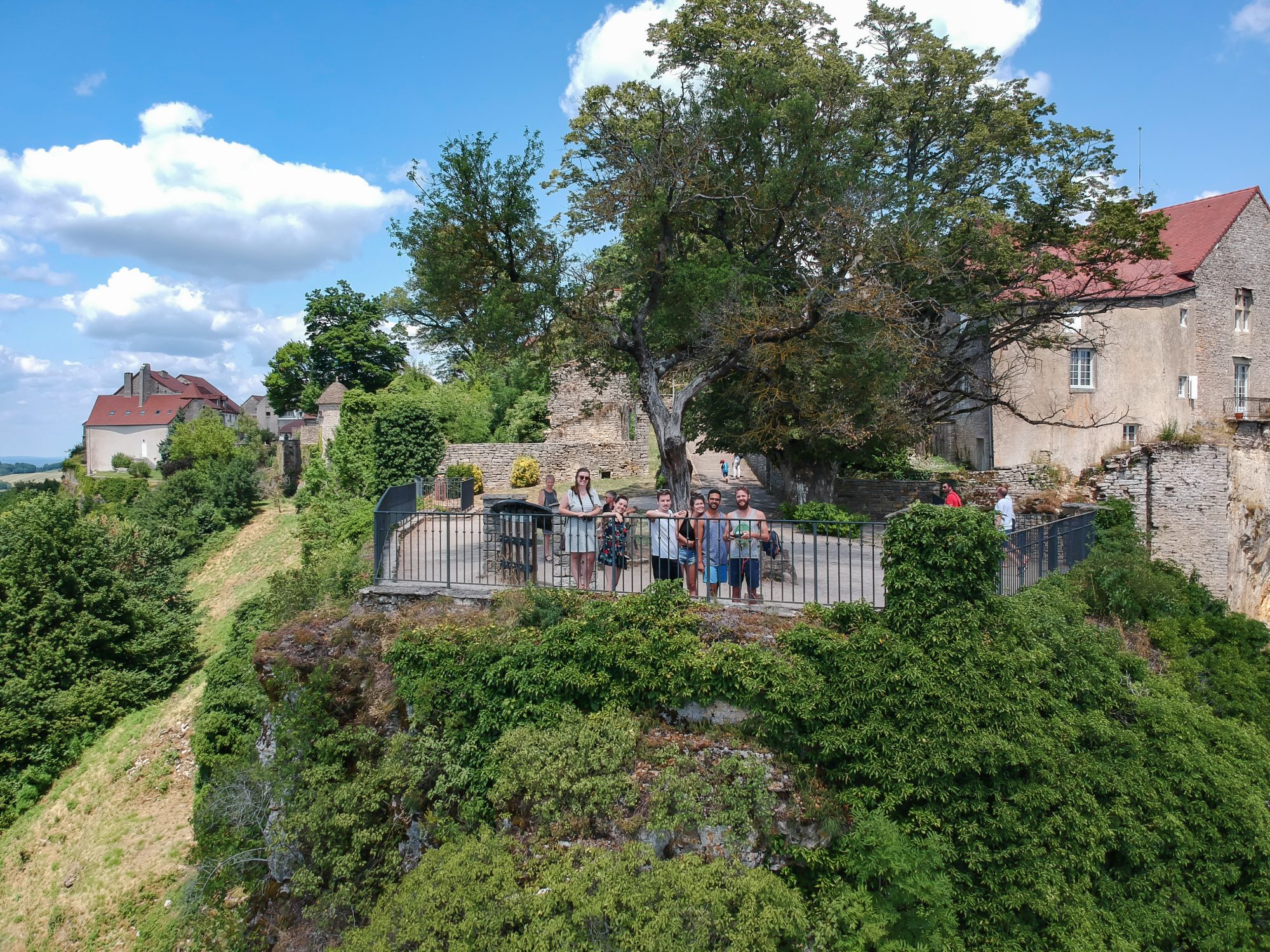 La bande depuis le Belvédère - Château-Chalon, Jura