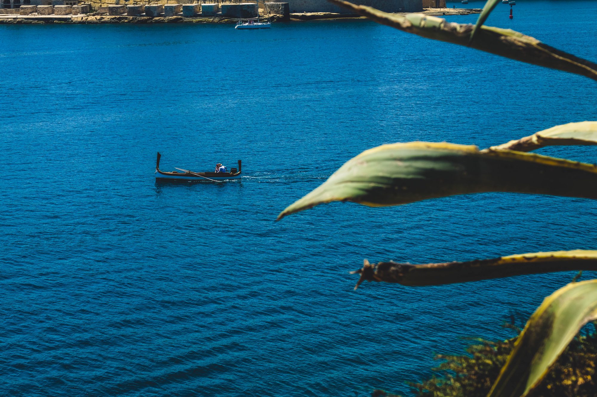 Bateau sur le Pozallo - La Valette Malte