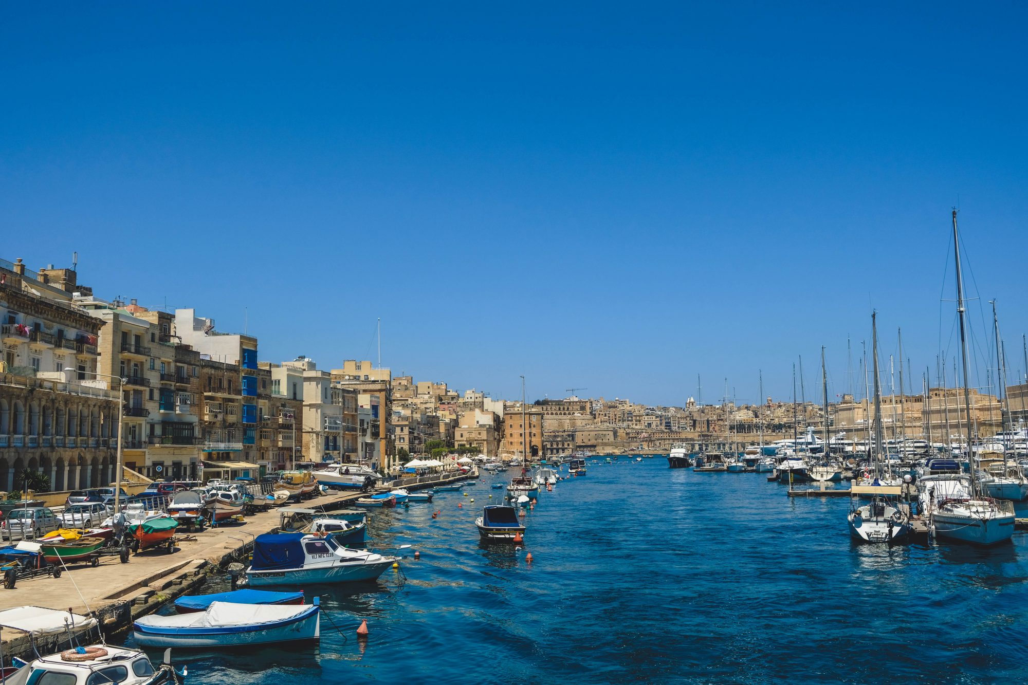 Ruelle sur le port - Il Birgu La Valette Malte
