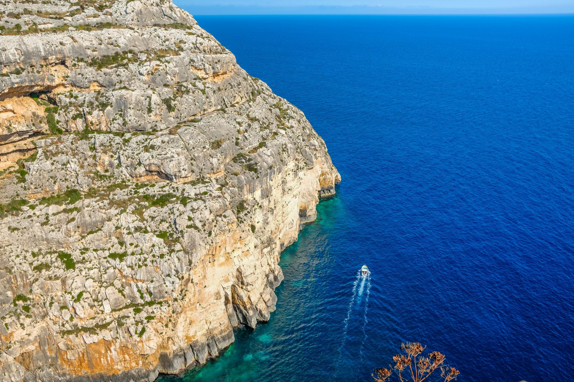 Vue depuis le point panoramique- Il-Qrendi, Malte