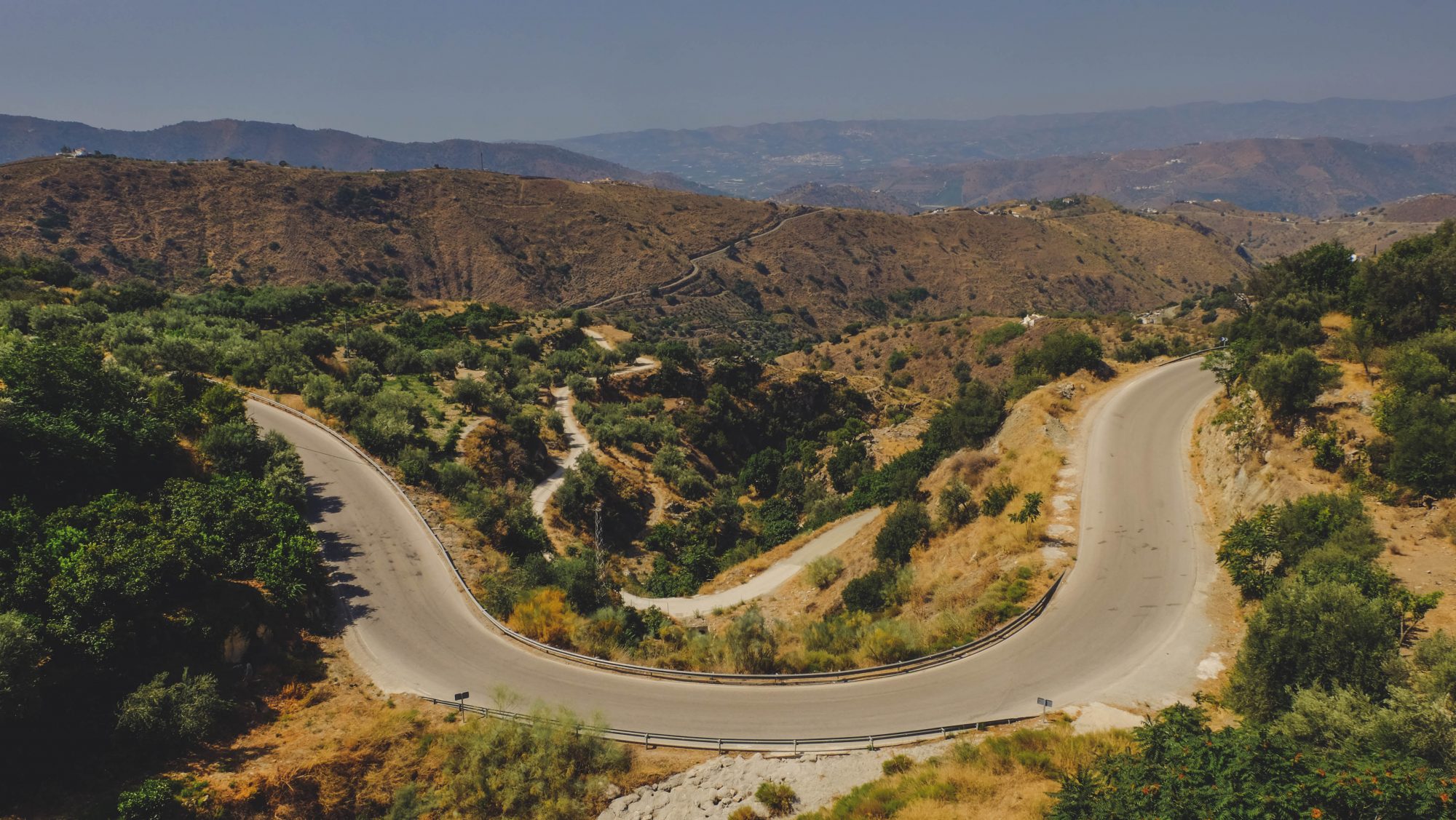 Route de montagne - El Chorro, Espagne