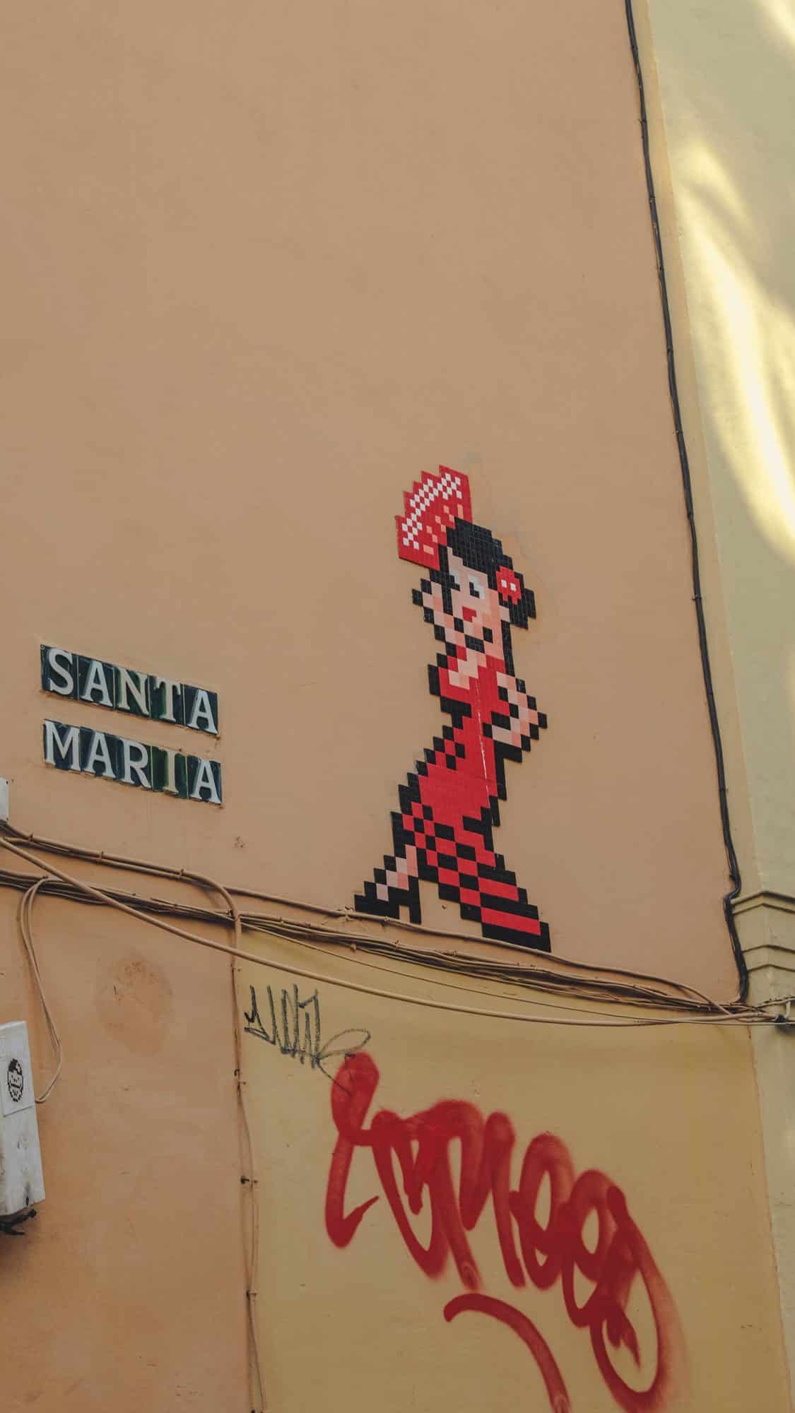 Invaders à Malaga - Malaga, Espagne