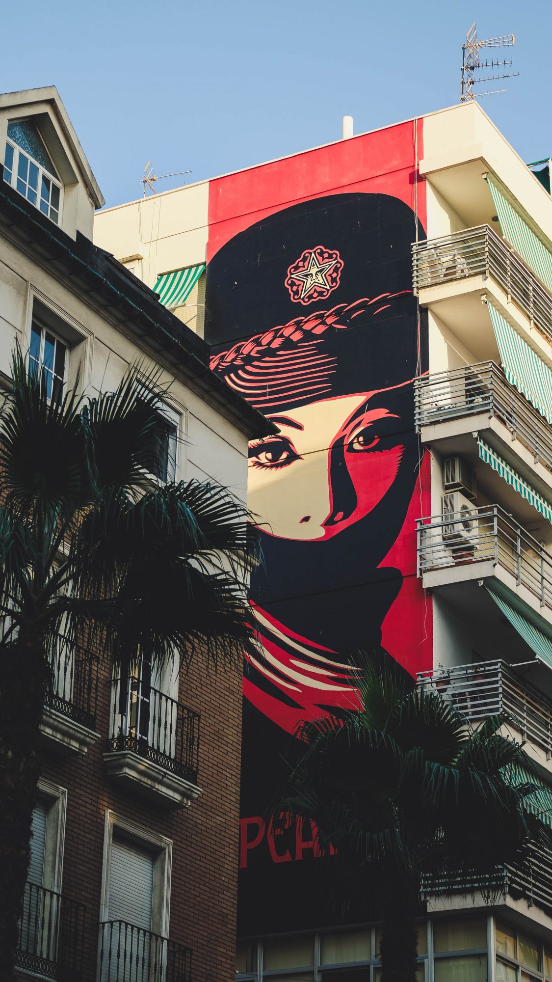 Obey sur rue - Malaga, Espagne