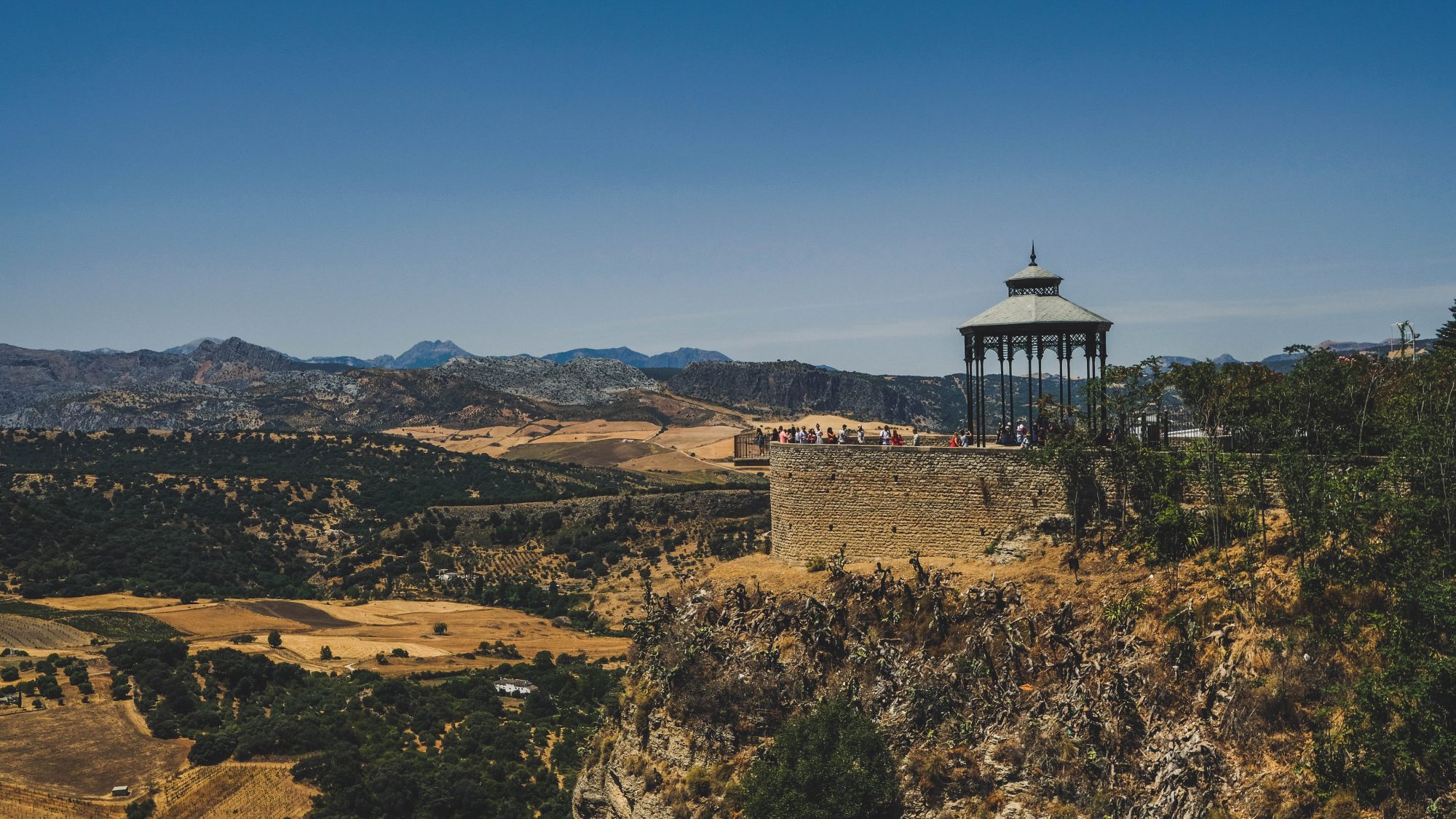 Kioske à musique en vue - Ronda, Espagne