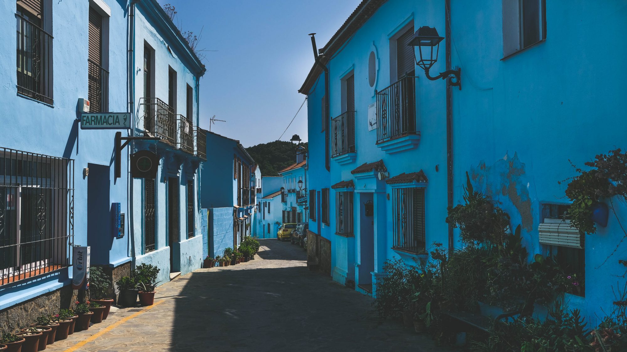 Juzcar du milieu - Juzcar, Espagne