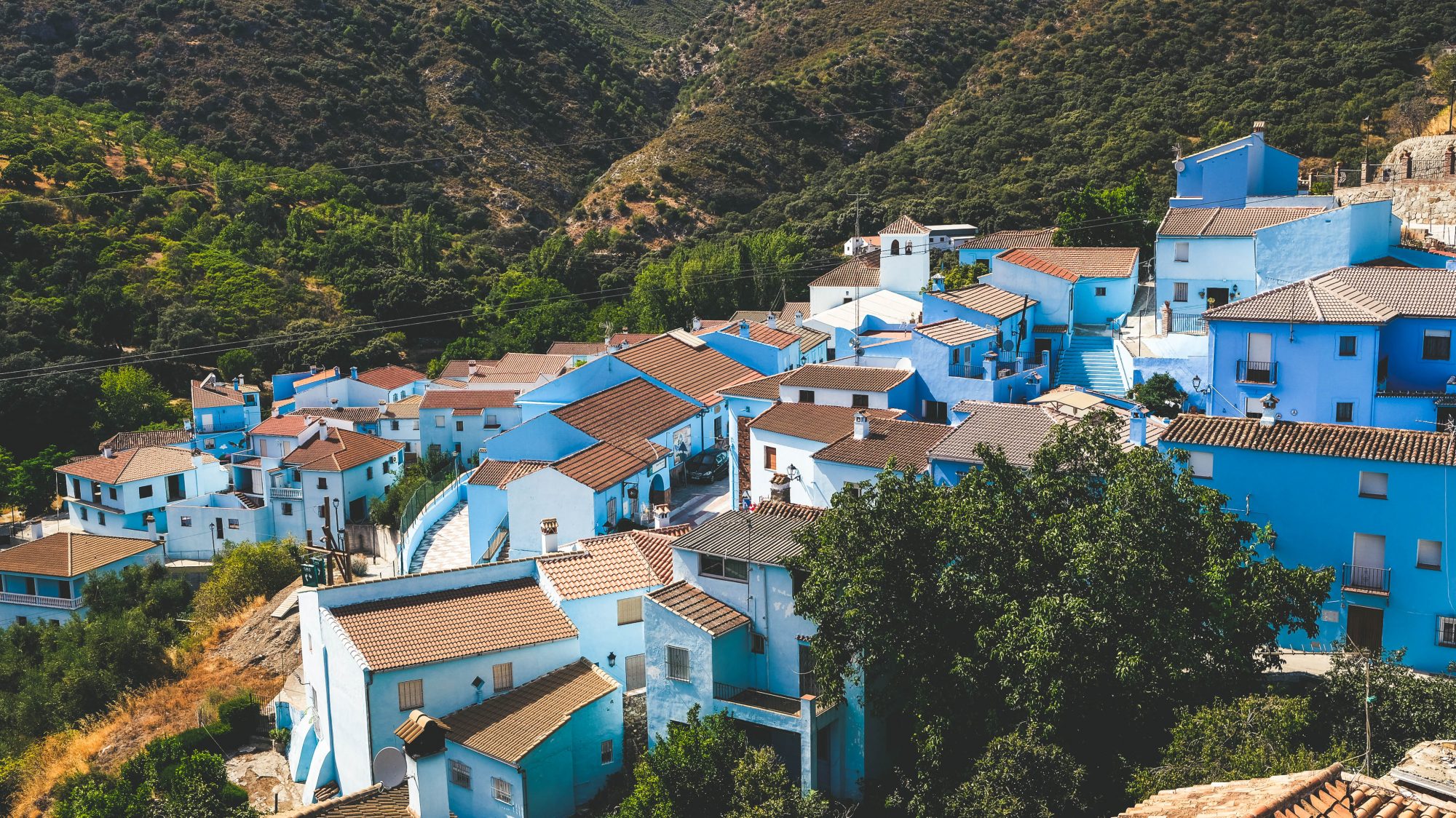 Juzcar d'en haut - Juzcar, Espagne