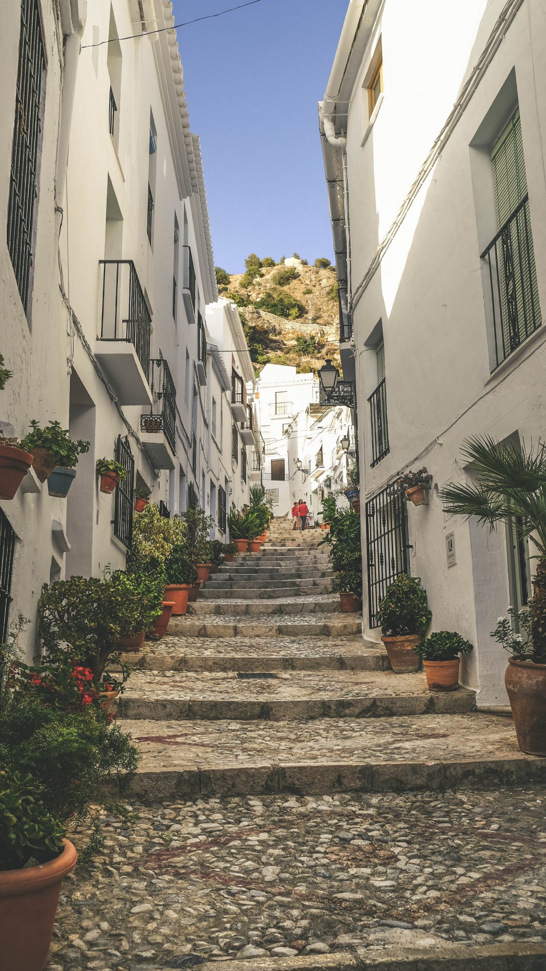 Ruelle fleurie - Frigiliana, Espagne