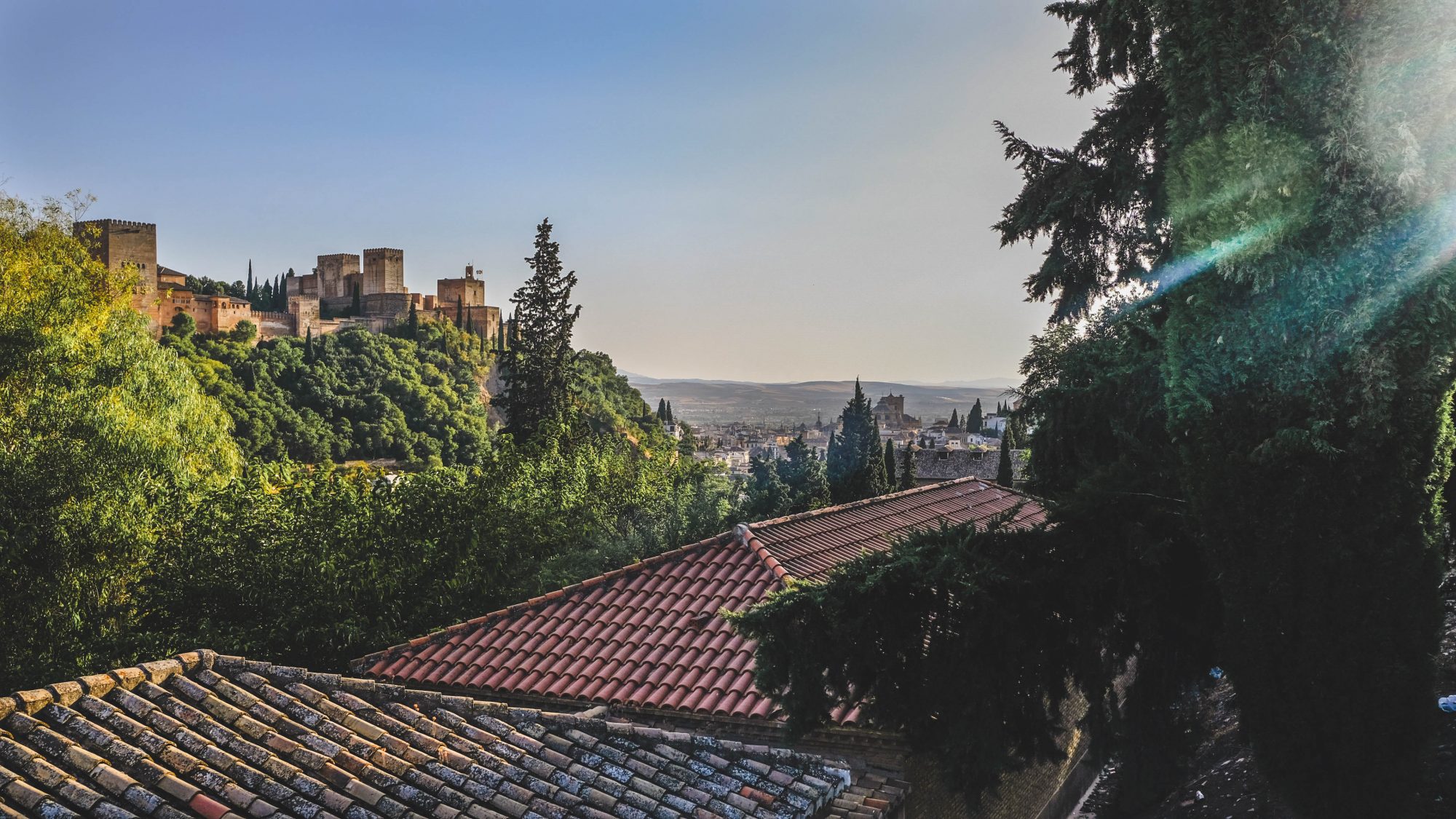 Vue sur l'Alhambra depuis Sacromonte
