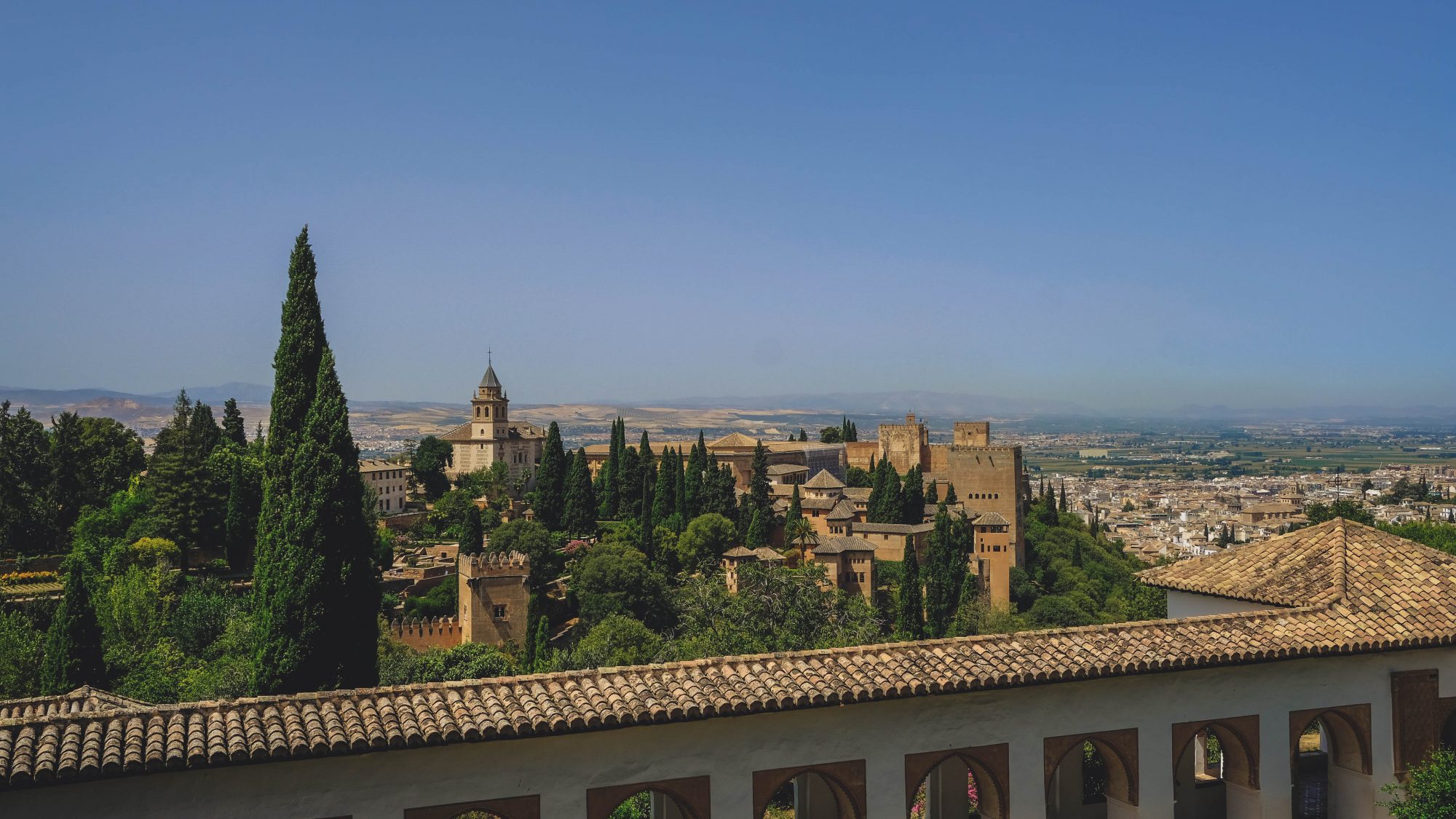 Vue du Generalife - Alhambra de Grenade