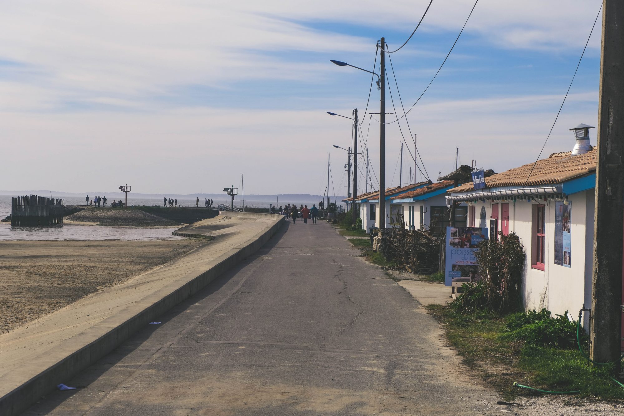 Vue sur la jetée d'Andernos