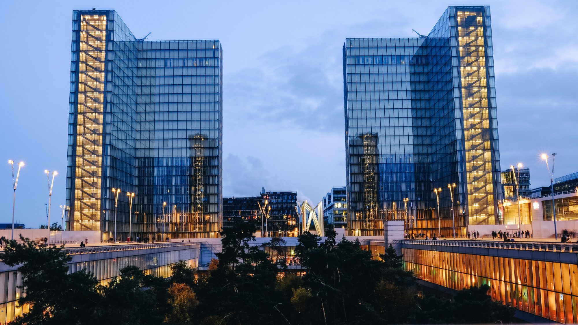 L'esplanade de la BNF - Paris