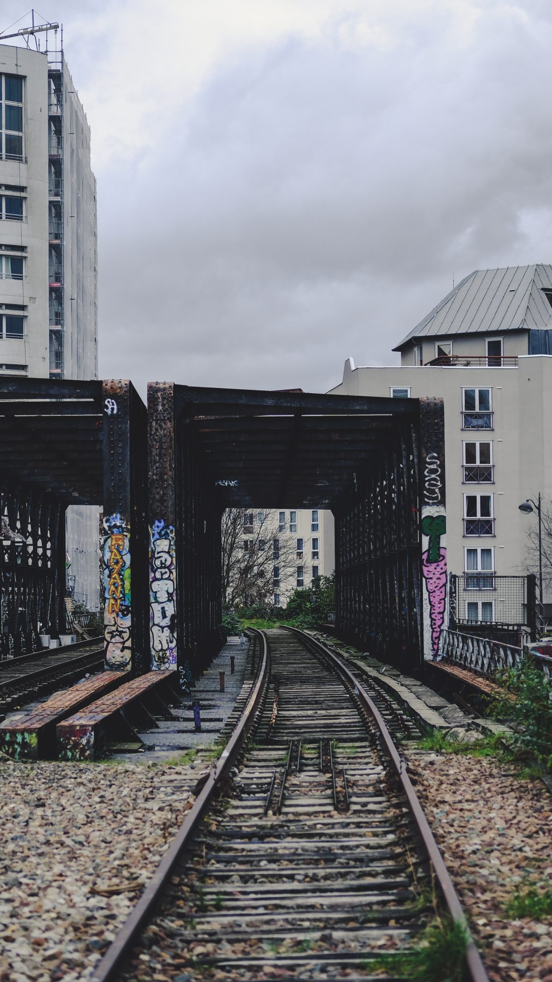 Ancien pont, Petite Ceinture, Bassin de la Villette