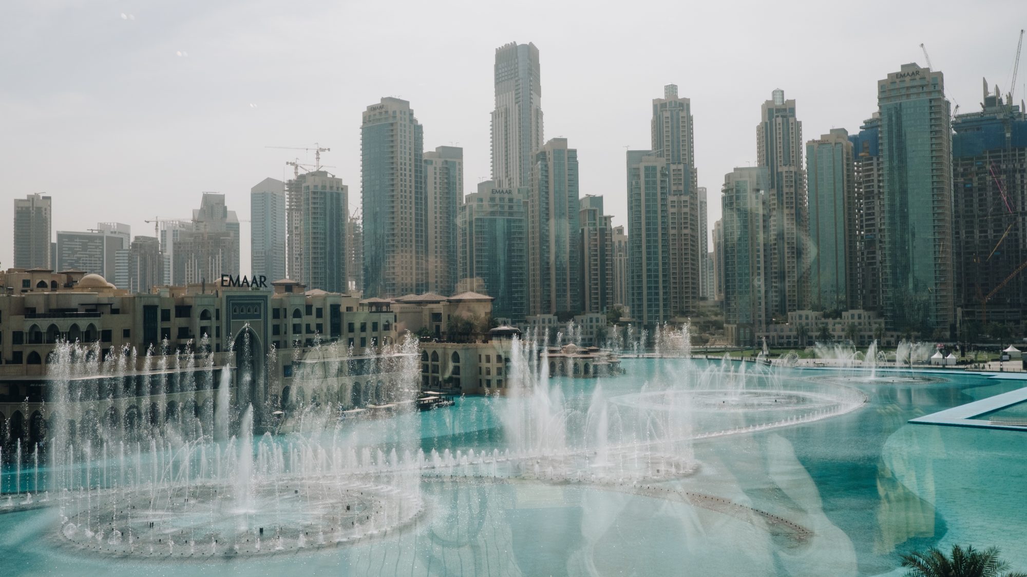Les fontaines du Burj Khalifa