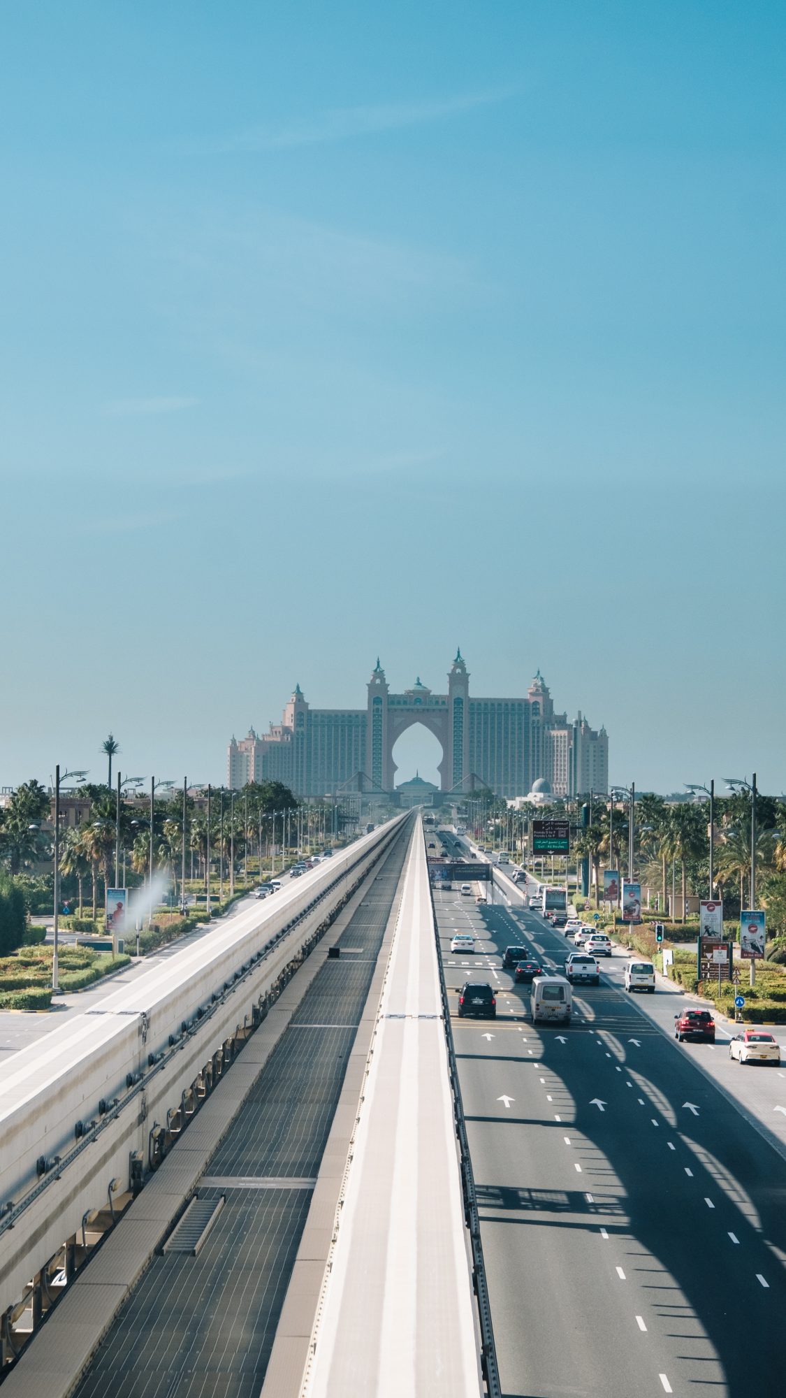 Le monorail de Palm Jumeirah - Dubaï