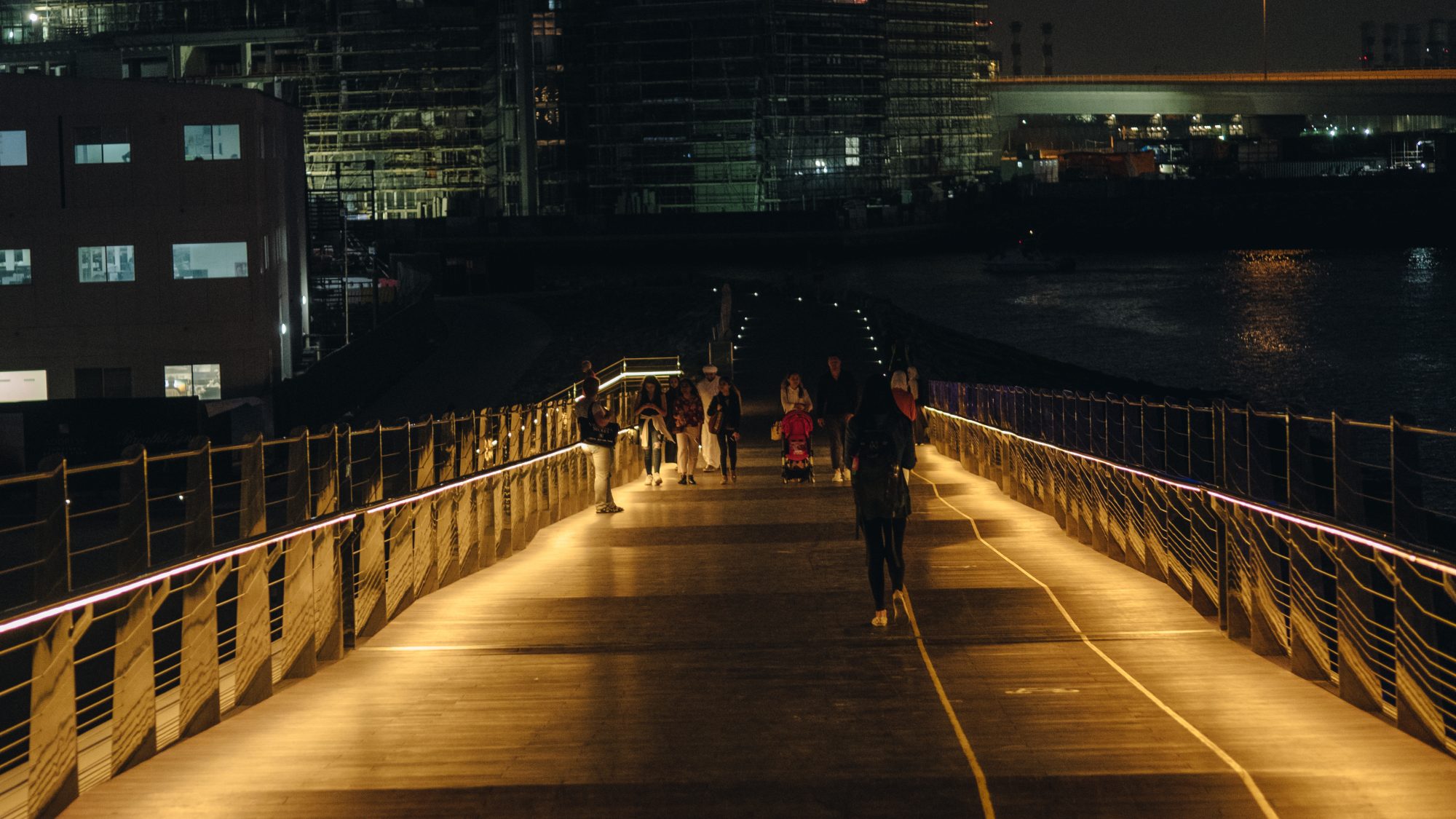 Passerelle pour Bluewaters Island - Dubaï