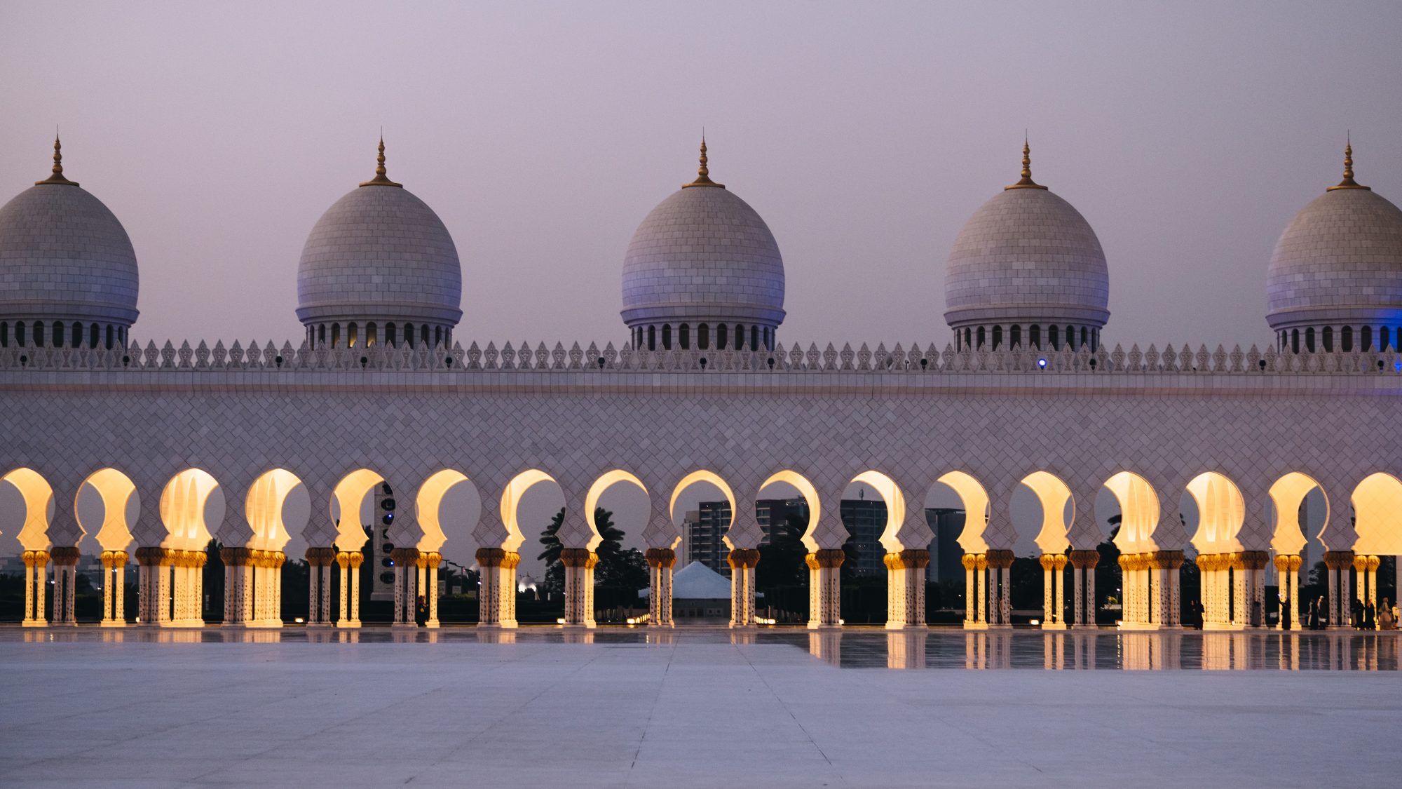 Symétrie de La Mosquée Cheikh Zayed - Abu Dhabi