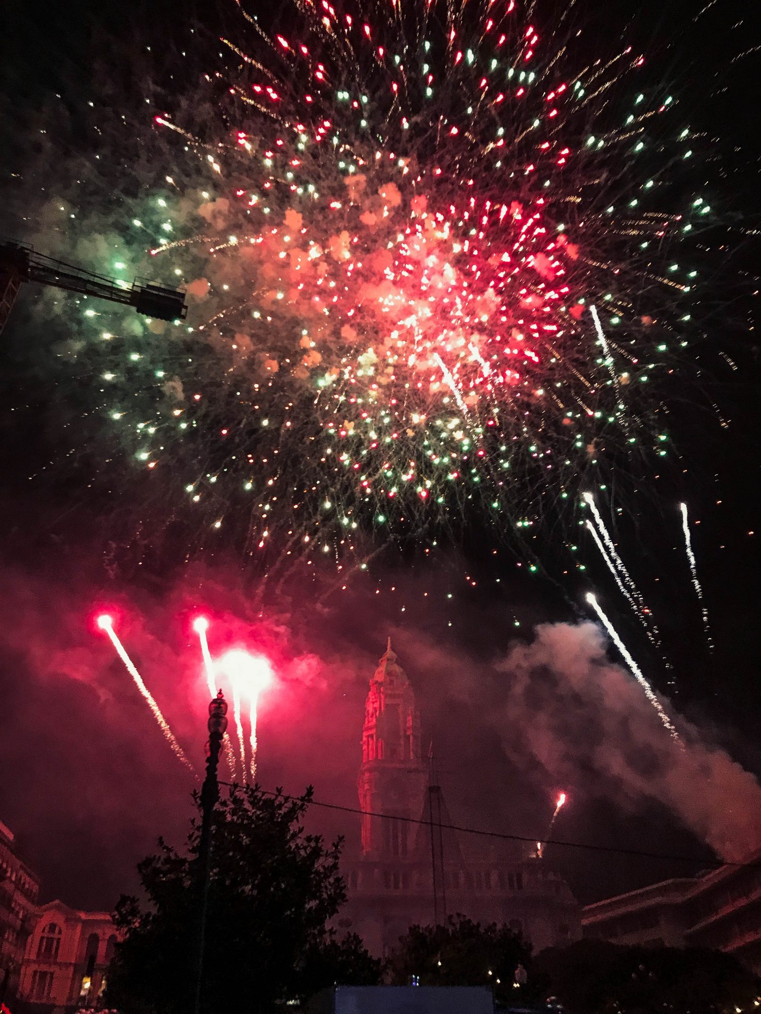 Nouvel An à Porto : Feu d'artifice