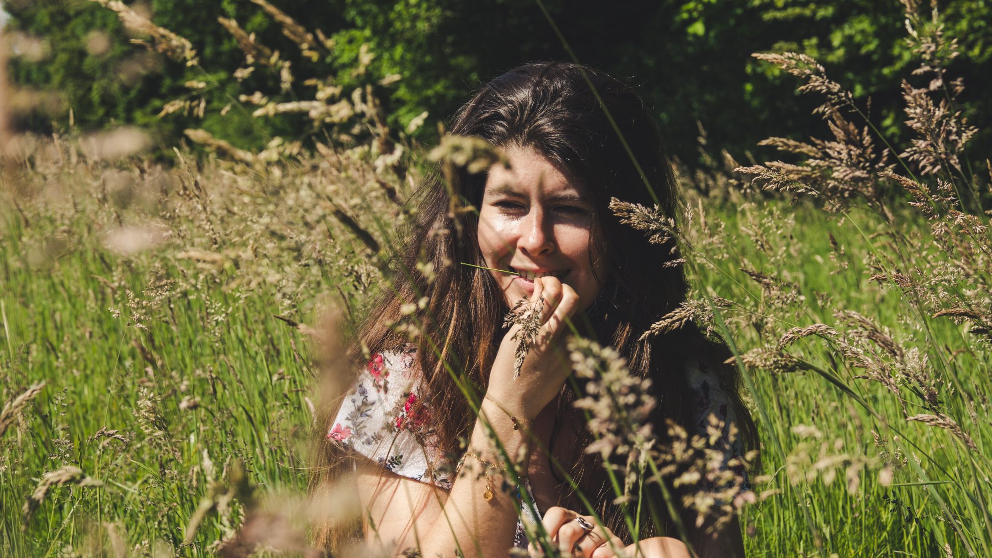 Sortie nature en Ile de France pour faire de jolis portraits dans les champs