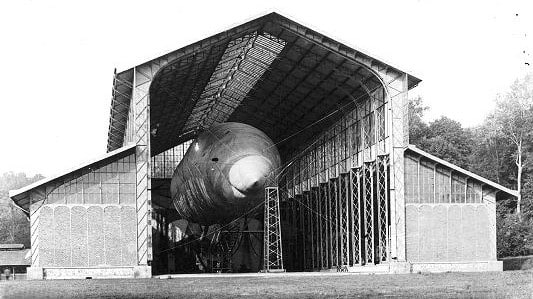 Le Hangar Y au début du 20ème siècle