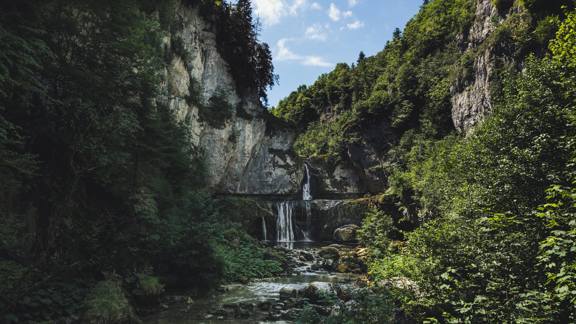 Le premier point de vue des cascades de la billaude