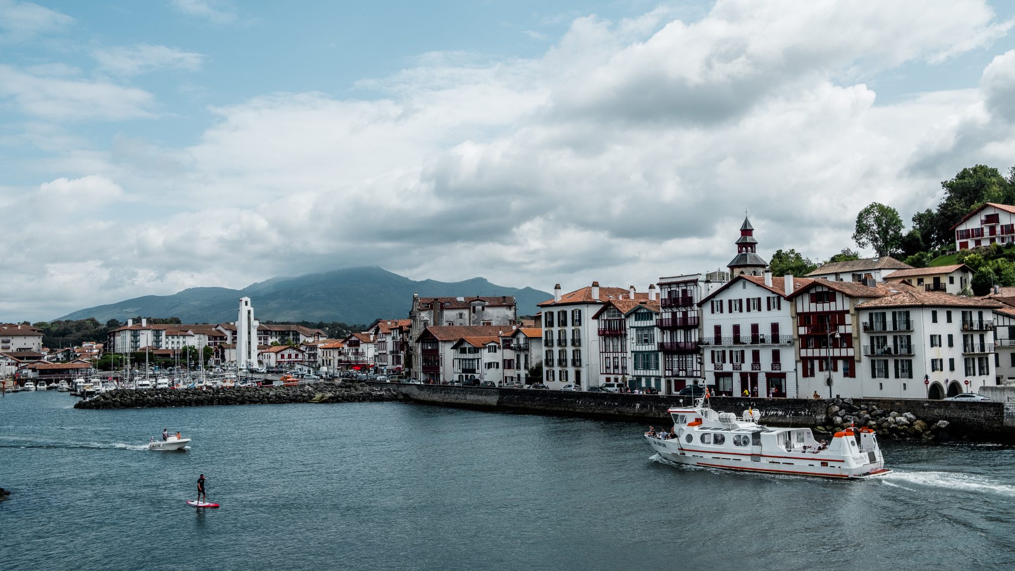 Vue du port sur Ciboure - Saint Jean de Luz