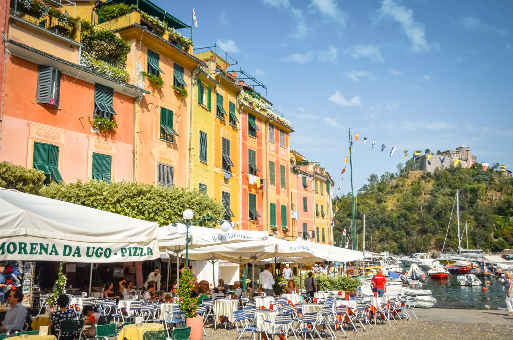 Promenade sur le port de Portofino