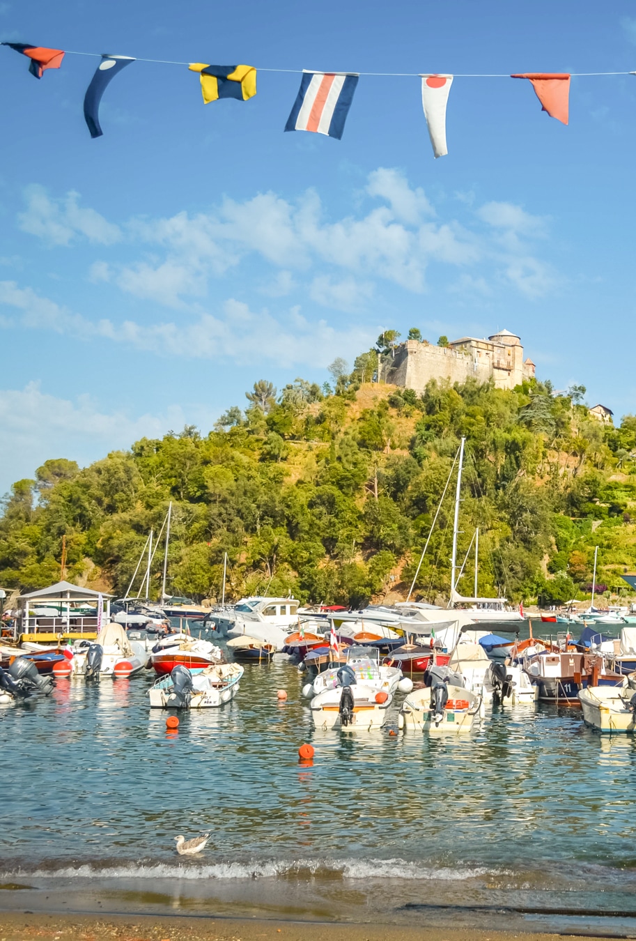 Vues sur le chateau Brown de portofino