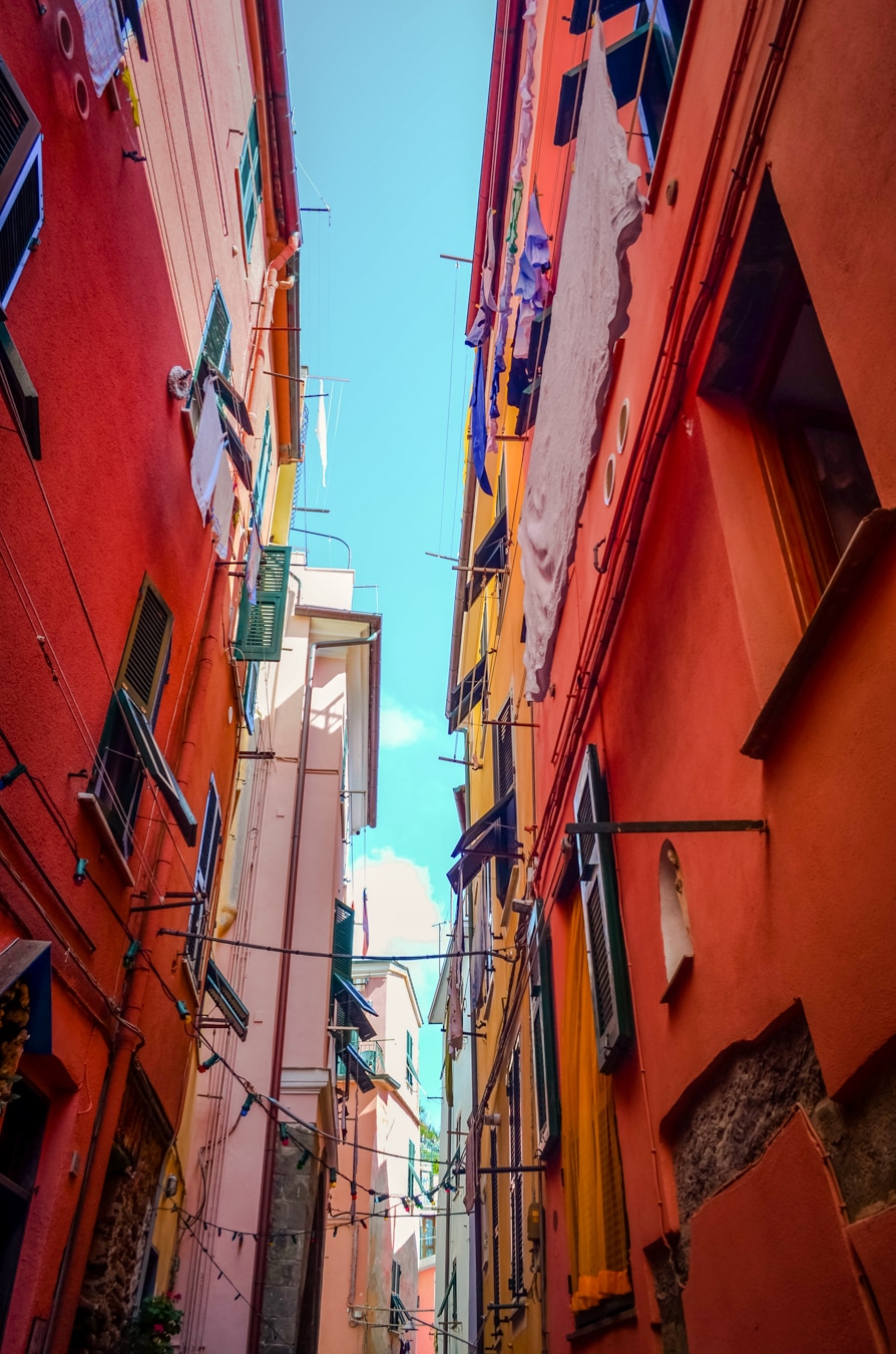 La hauteur des maisons de Monterosso