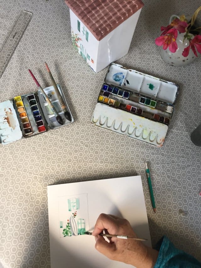 La main de l'artiste des boisardises