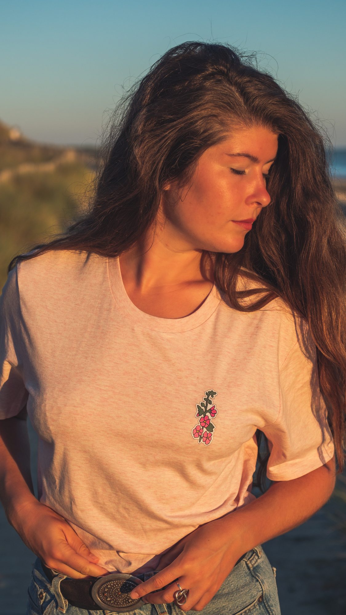 Une belle lumière sur le visage