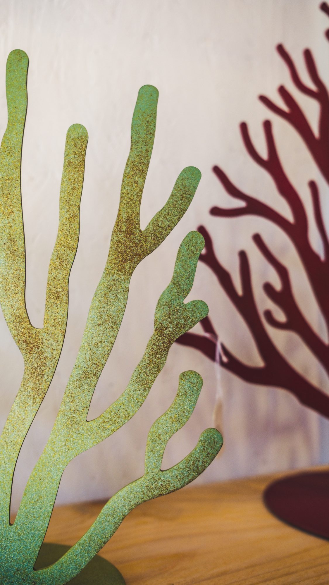 un effet rouille sur les coraux de Récréa