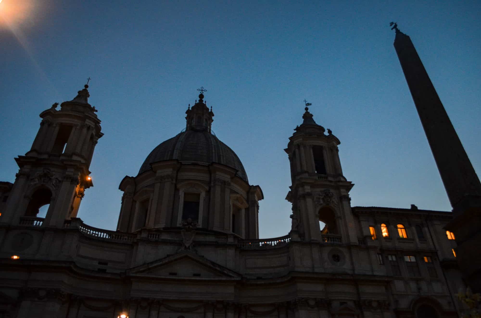 L'église Sainte Agnes en Agone sur la place Navone