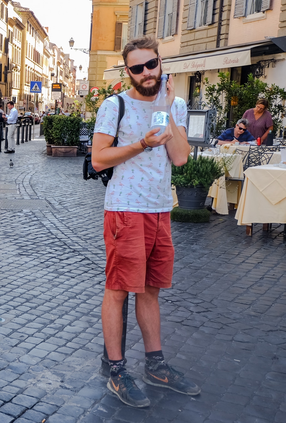 Ne pas oublier de s'hydrater pendant vos 3 jours à Rome