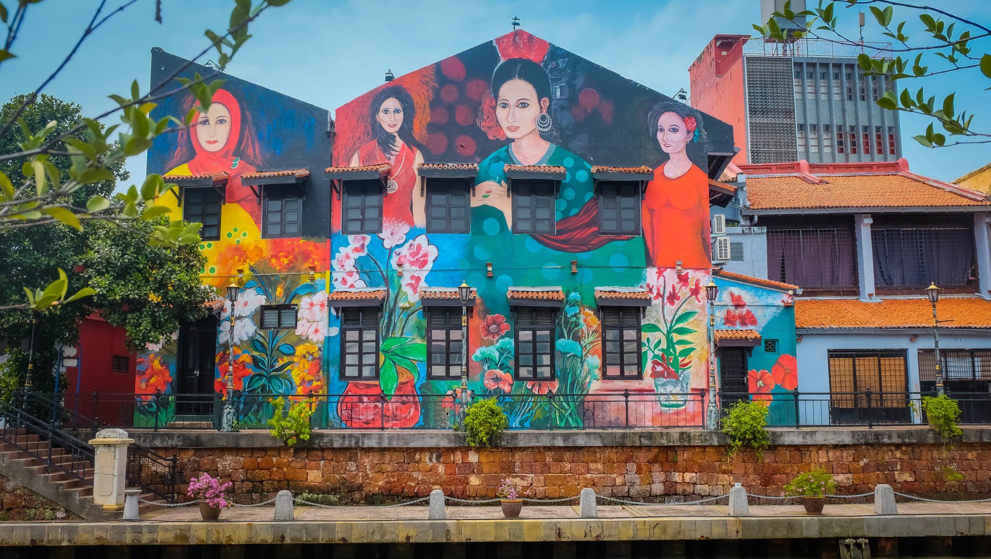 du street art en Malaisie à Melacca