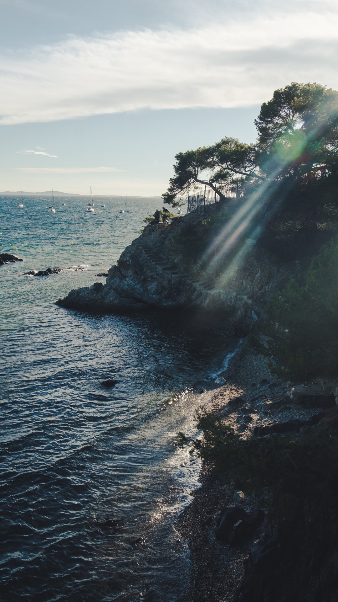 lumières du soleil : un beau moment pendant cette balade dans le var