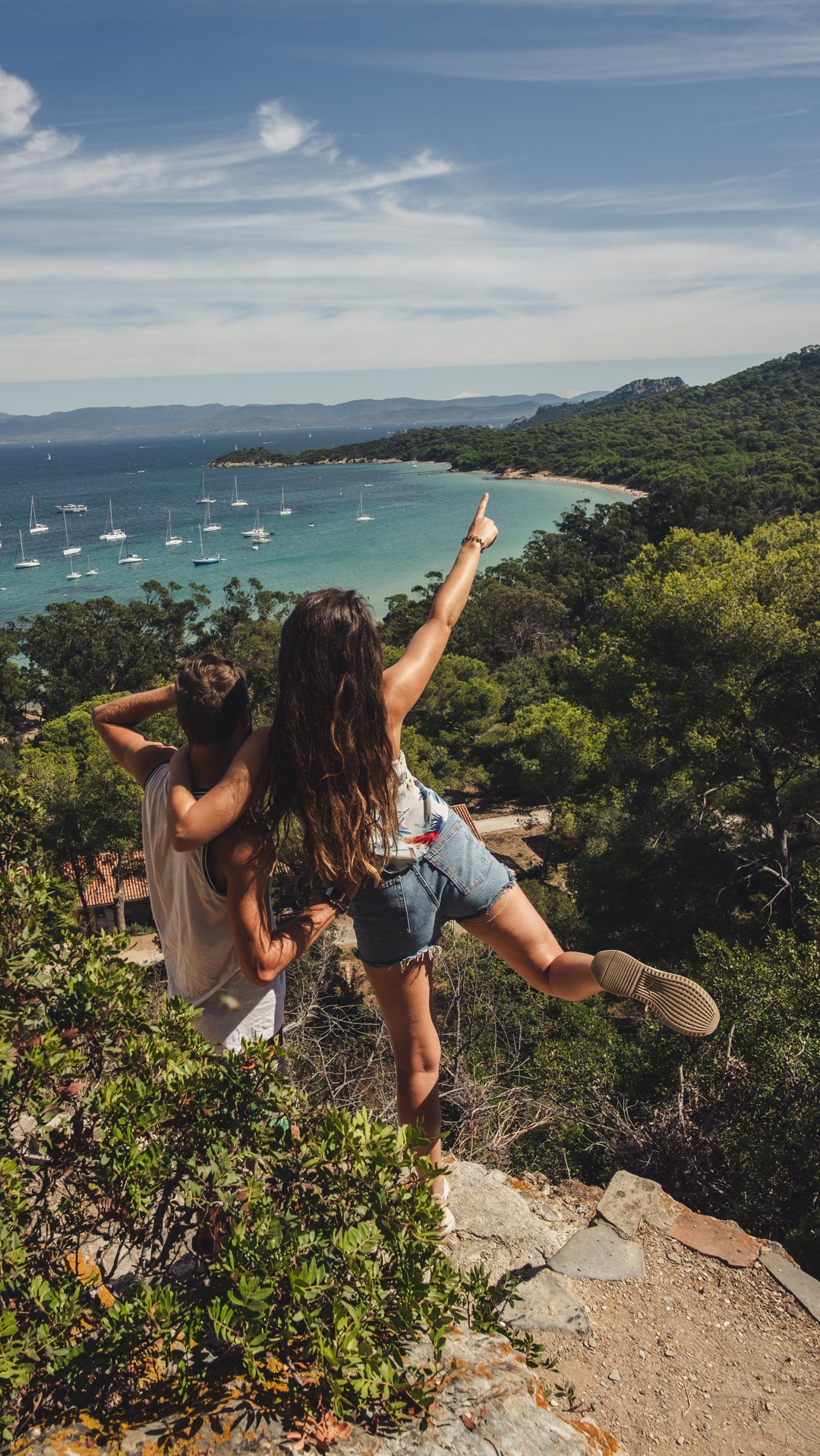 point culminant de cette balade dans le var : la vue sur la plage Notre dam