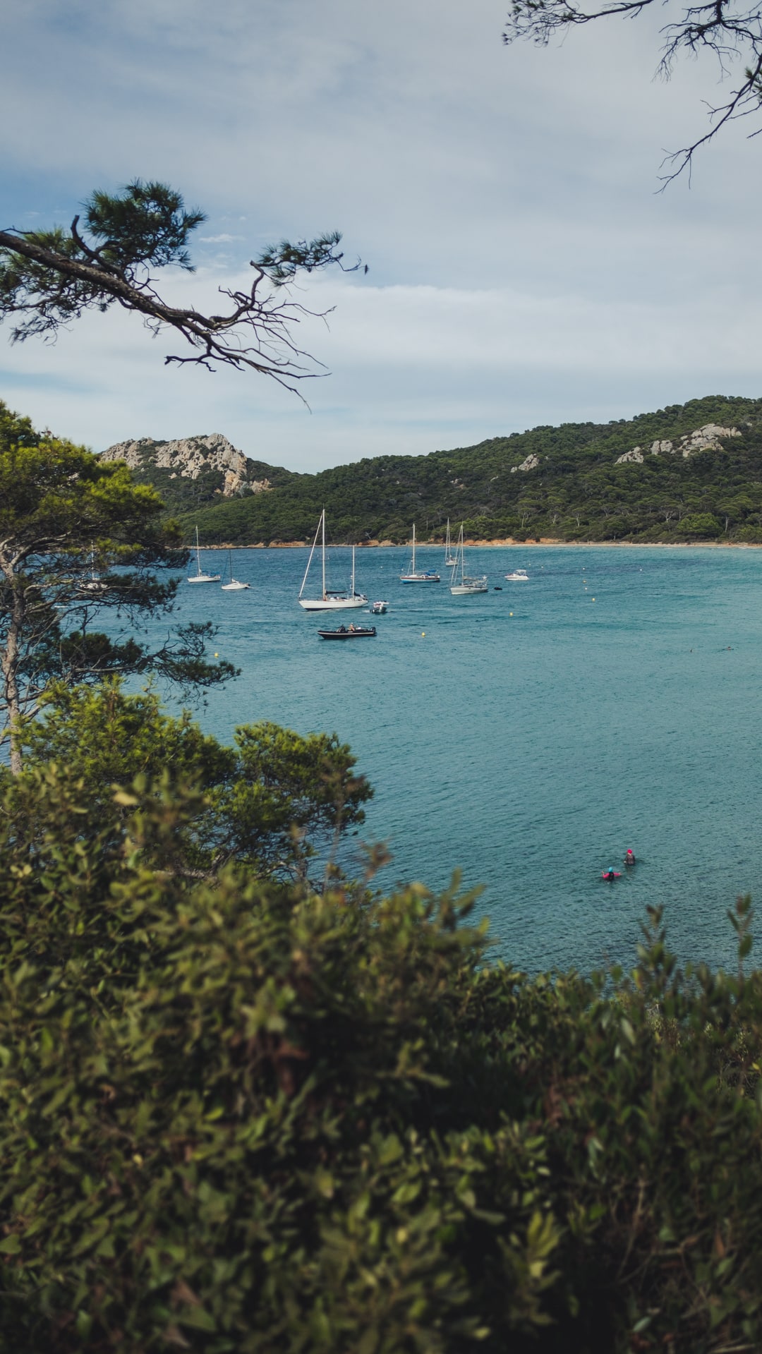 la baie de la plage de notre dame