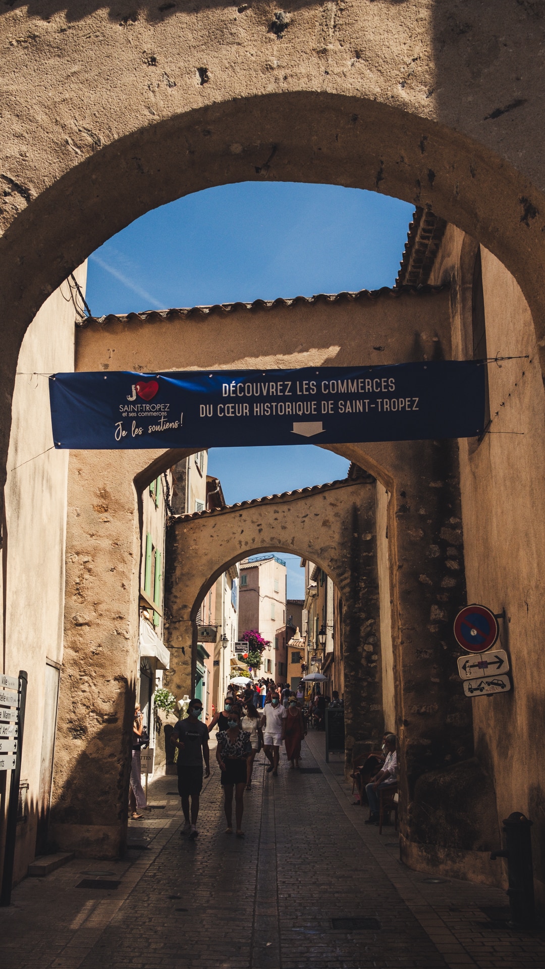 le coeur historique de saint tropez