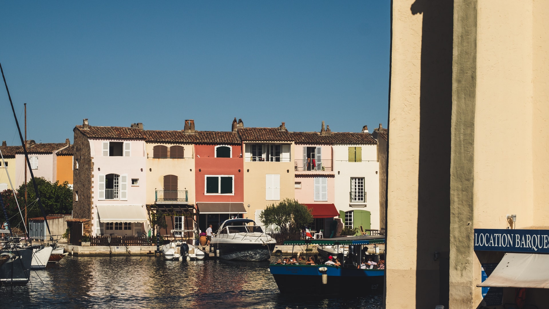 vue sur port grimaud