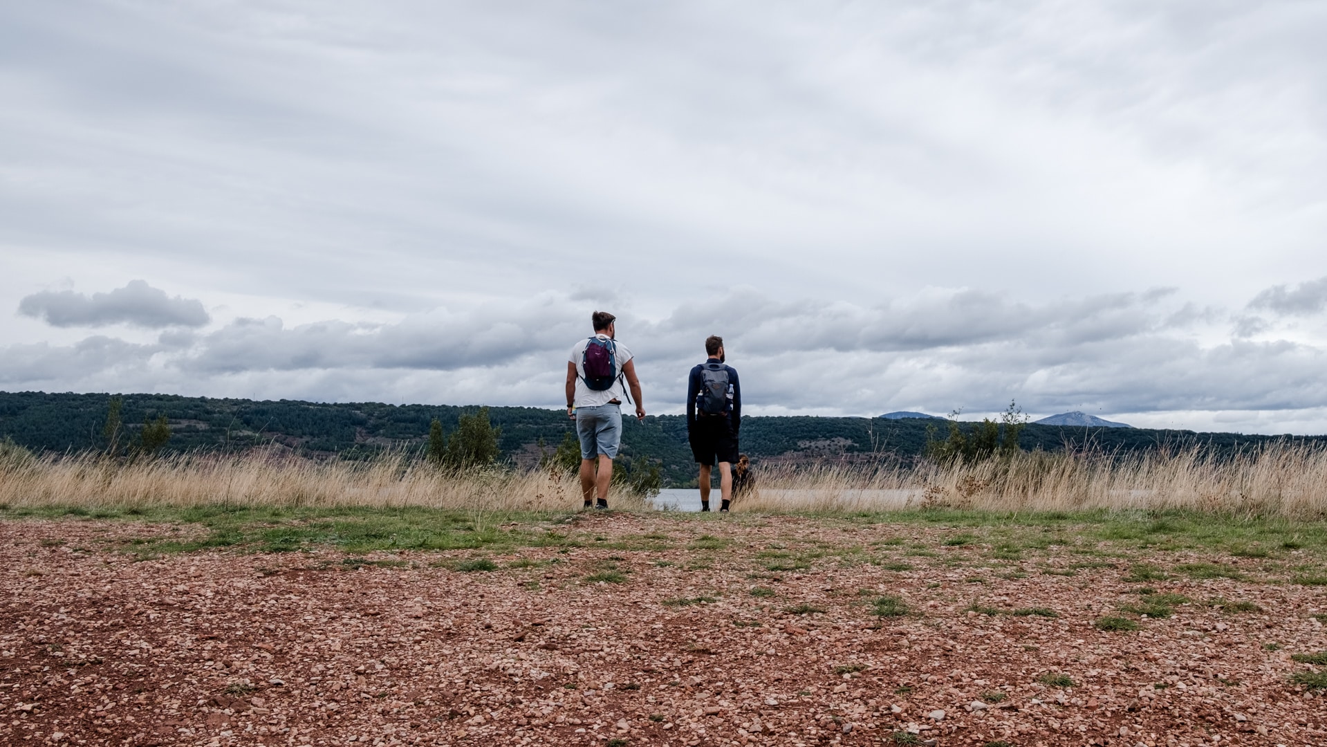 traversée des plaines du lac du salagou