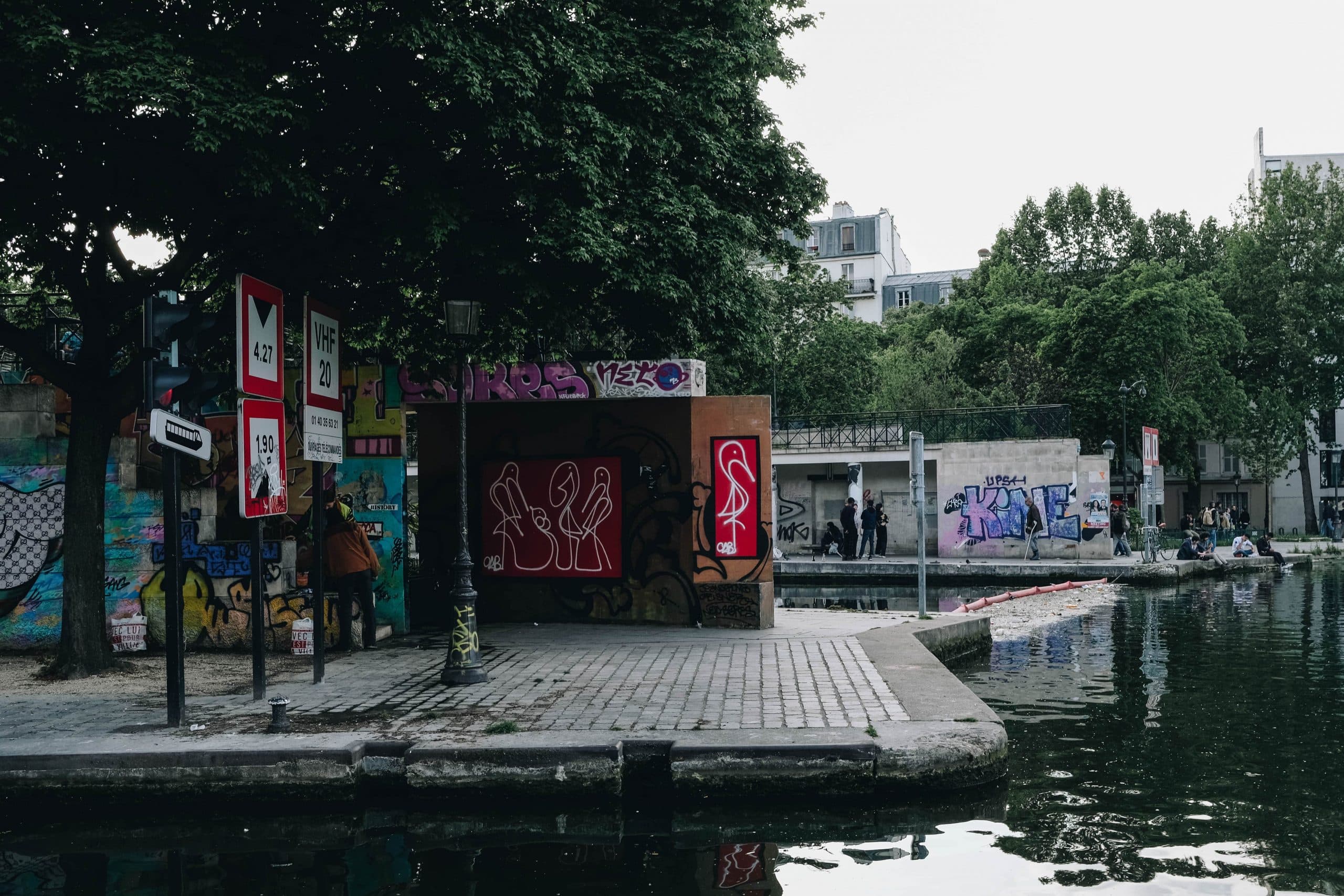 Entrée du canal de l'ourq