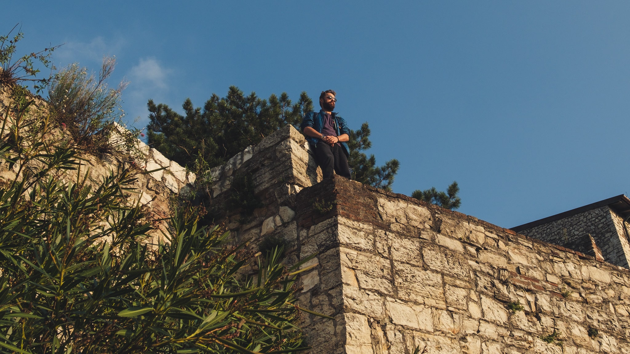 Guetteur en action au chateau de Brescia