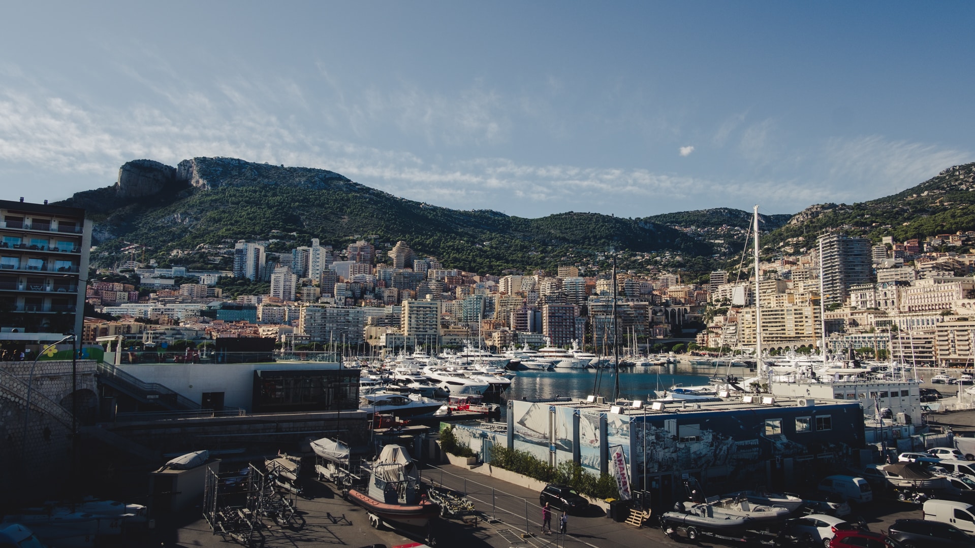 Vue sur Monaco depuis la nouvelle digue