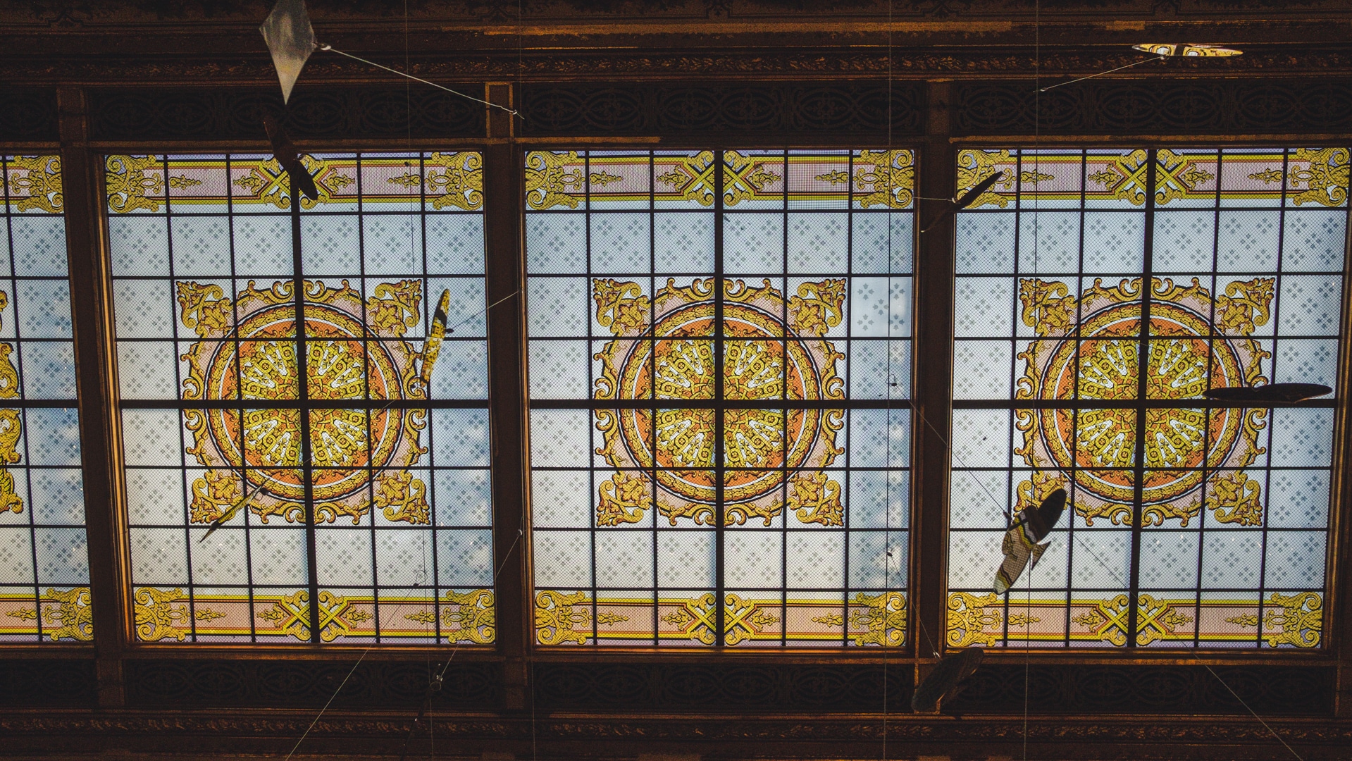 Plafond vitré du casino de Monte-Carlo