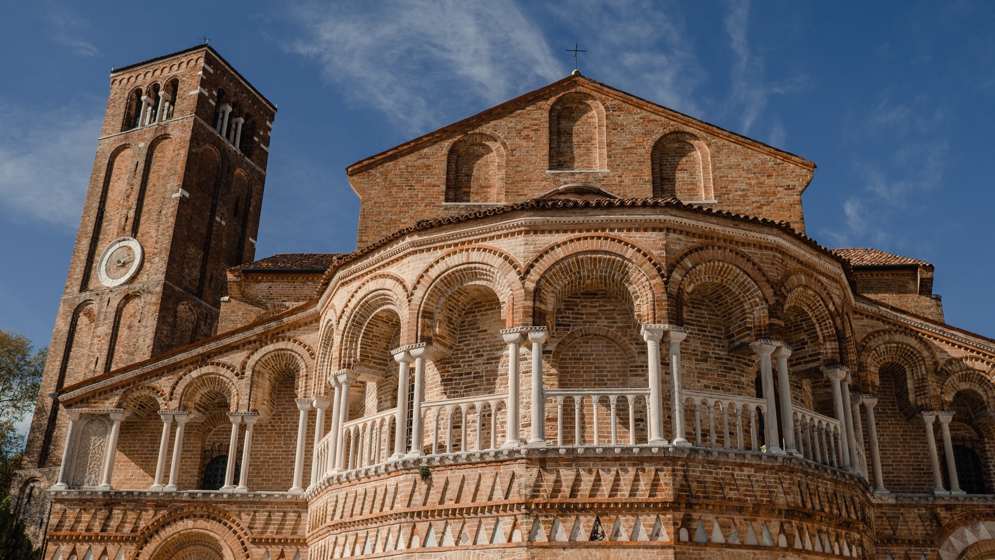 Façade de la basilique de Murano