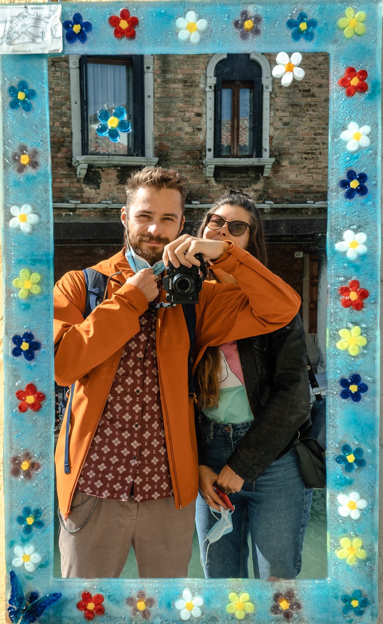 Selfie en verre de Murano